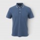 Μπλε Ανδρική Μπλούζα Polo με Λευκό Ρέλι / Pre-Owned